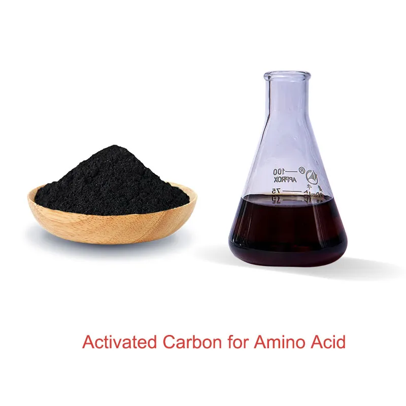 wood activated carbon for amino acid