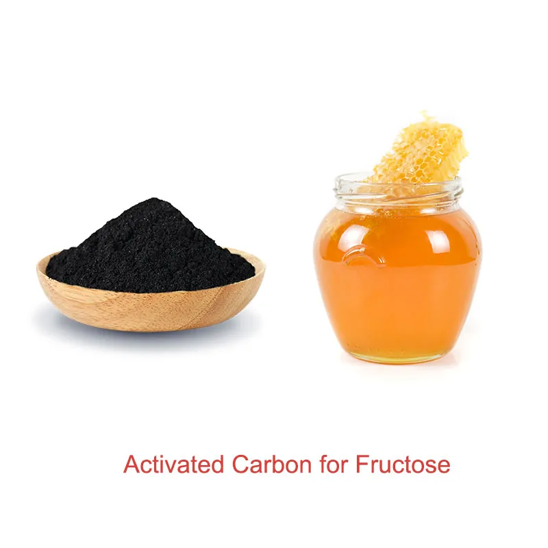 wood activated carbon for fructose