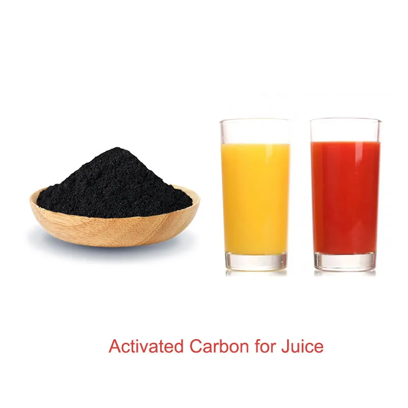 wood activated carbon for juice