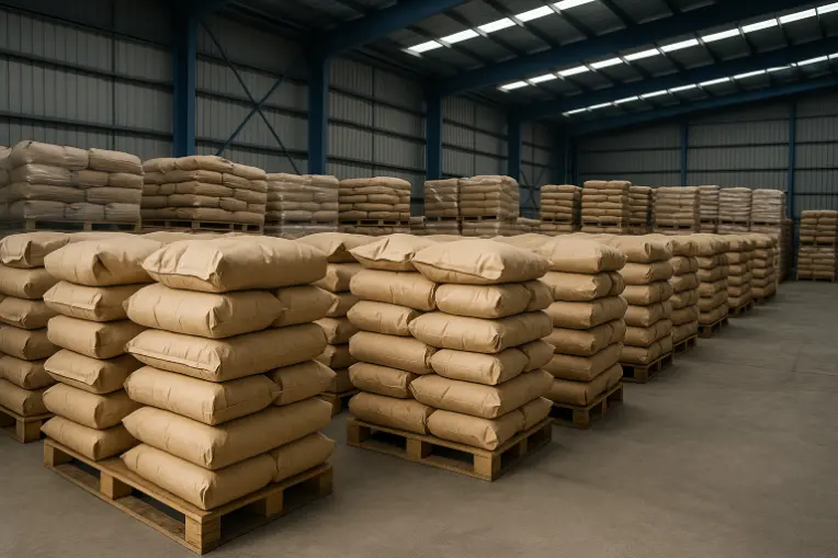 wood powder activated carbon valved sack